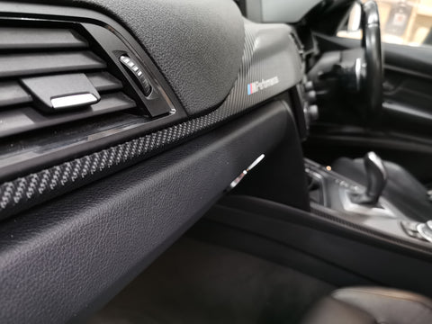 BMW F3X SE CUSTOM INTERIOR TRIM SET -  FULL BLACK 4D CARBON