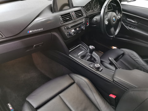 BMW F3X SE CUSTOM INTERIOR TRIM SET -  FULL BLACK 4D CARBON