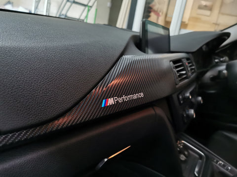 BMW F3X SE CUSTOM INTERIOR TRIM SET -  FULL BLACK 4D CARBON