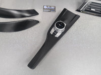 BMW F32 COUPE LCI INTERIOR TRIM SET - TEXTURED CARBON / GLOSS BLACK ACCENT