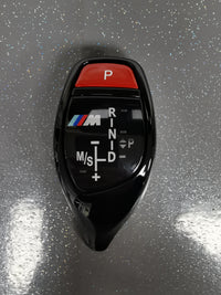 BMW F-SERIES RED P PARK GEAR SHIFTER INSERT BUTTON - 1/2/3/4/5 SERIES F1X F2X F3X F30 F32