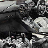 WRAPPING SERVICE - BMW F8X M3 / M4 INTERIOR TRIM SET - TEXTURED CARBON - F80 F82 F83