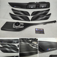 BMW F20 LCI-2 INTERIOR TRIM SET - TEXTURED CARBON / GLOSS BLACK ACCENT