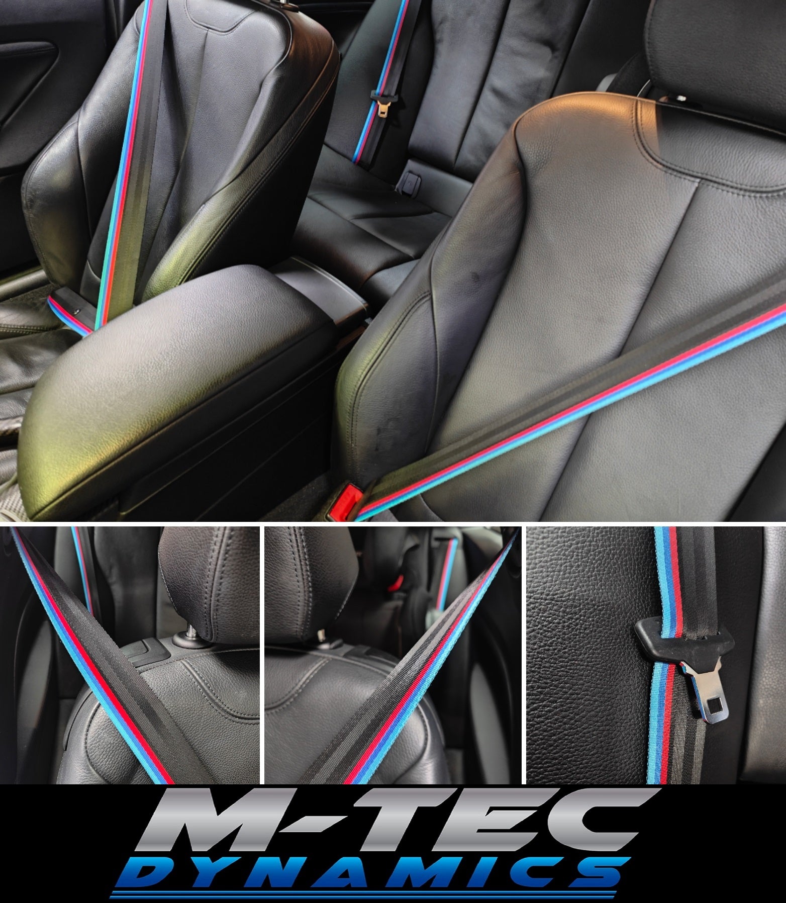 BMW 3-SERIES F30 / F31 COMPETITION WIDE STRIPE SEAT BELTS - FITTING BASED ON EXCHANGE SERVICE