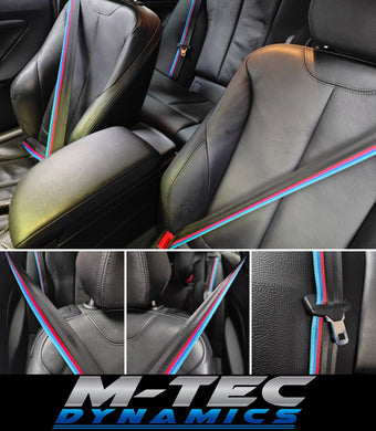 BMW 3-SERIES E90 / E92 COMPETITION WIDE STRIPE SEAT BELTS - FITTING BASED ON EXCHANGE SERVICE
