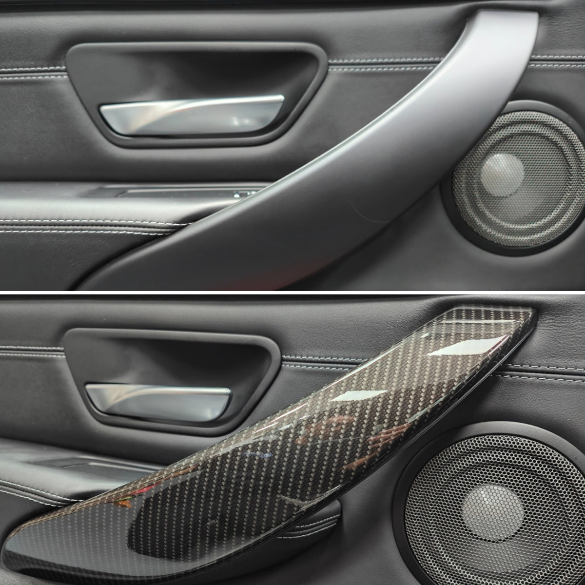 WRAPPING SERVICE - BMW F8X M3 / M4 INTERIOR TRIM SET - HIGH GLOSS CARBON - F80 F82
