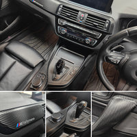 WRAPPING SERVICE - BMW F20 F21 F22 F23 LCI-2 INTERIOR TRIM SET - TEXTURED CARBON