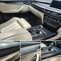 WRAPPING SERVICE - BMW X5 F15 INTERIOR TRIM SET - PERFORMANCE STYLE 3D CARBON / ALCANTARA