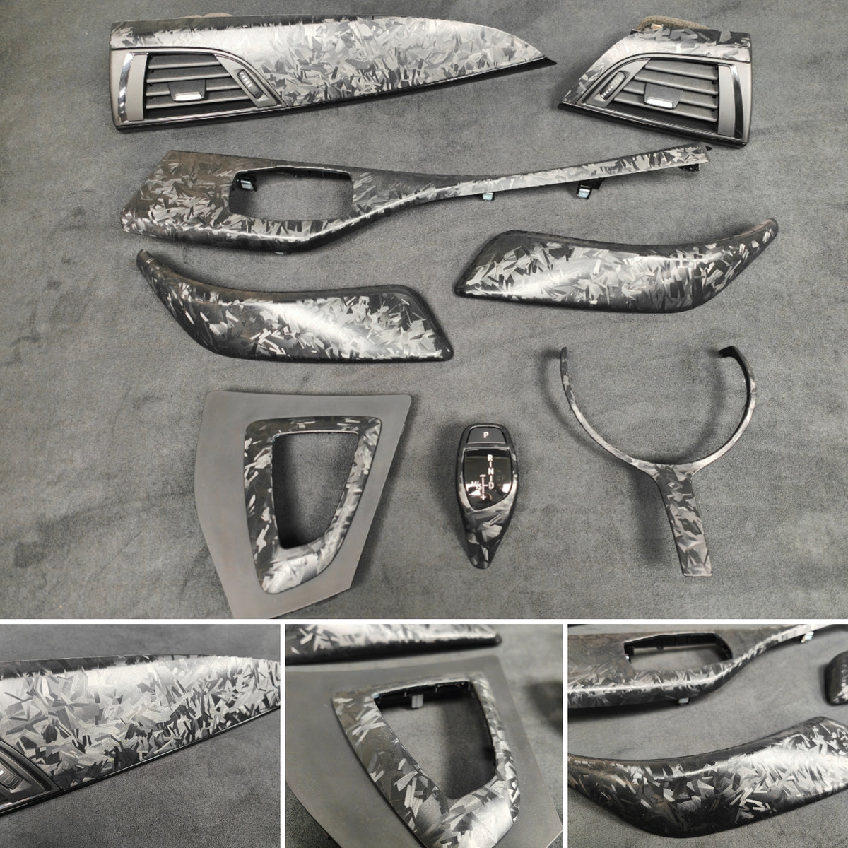 WRAPPING SERVICE - BMW F2X INTERIOR TRIM SET - FORGED CARBON F20 F21 F22 F23
