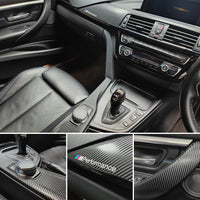 WRAPPING SERVICE - BMW F3X INTERIOR TRIM SET - 4D CARBON - (F30 F31 F32 F33 F36)