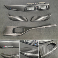 BMW F21 F22 LCI-2 INTERIOR TRIM SET - TEXTURED CARBON / GLOSS BLACK ACCENT