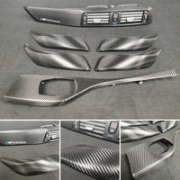 BMW F20 LCI-2 INTERIOR TRIM SET - TEXTURED CARBON / GLOSS BLACK ACCENT