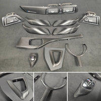 WRAPPING SERVICE - BMW F20 F21 F22 F23 LCI-2 INTERIOR TRIM SET - TEXTURED CARBON
