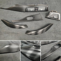 BMW F32 COUPE LCI INTERIOR TRIM SET - TEXTURED CARBON / GLOSS BLACK ACCENT