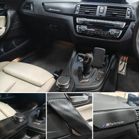 WRAPPING SERVICE - BMW F20 F21 F22 F23 LCI-2 INTERIOR TRIM SET - TEXTURED CARBON