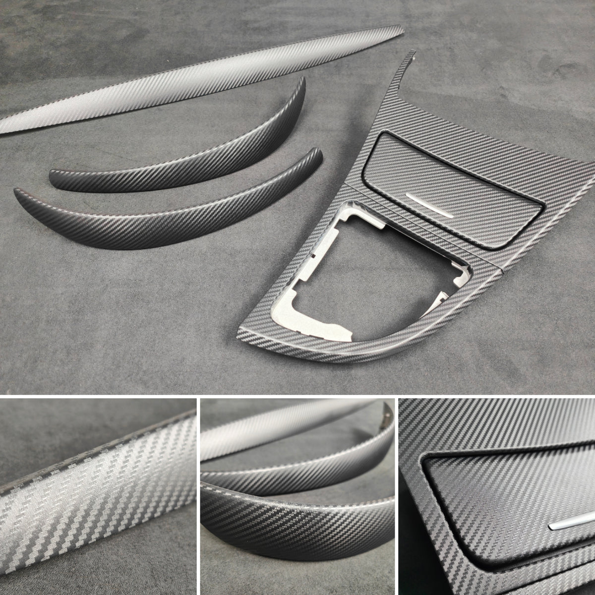 BMW E87 5DR HATCH INTERIOR TRIM SET - 3D BLACK CARBON