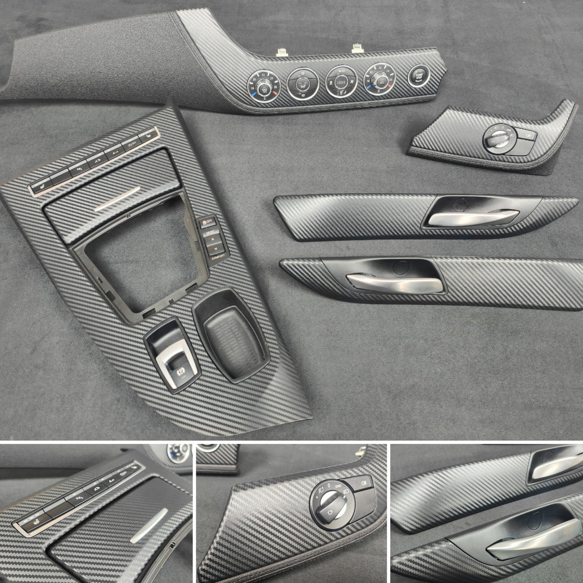 BMW Z4 E89 INTERIOR TRIM SET - 3D BLACK CARBON