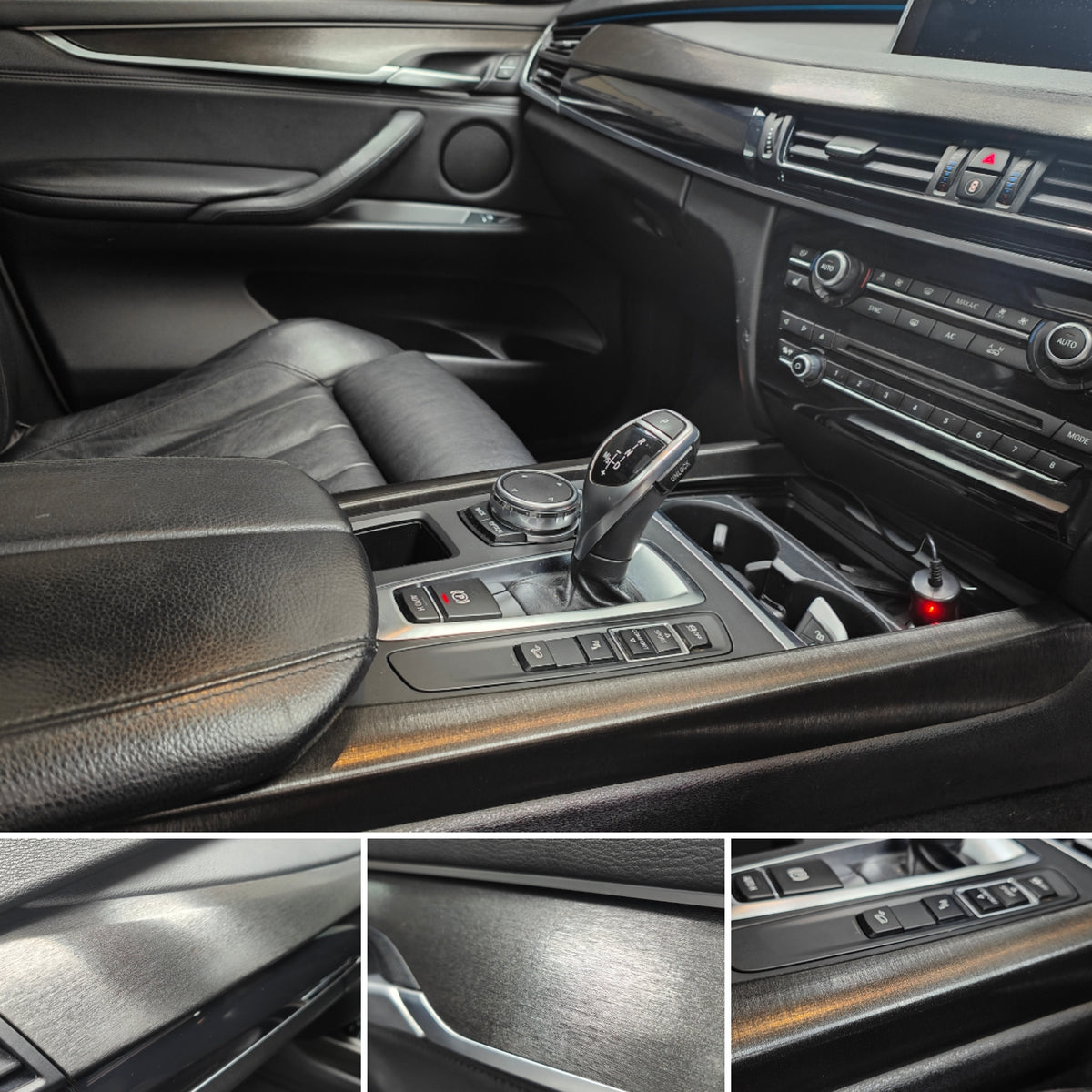 BMW X5 F15 INTERIOR TRIM SET - BLACK BRUSHED ALUMINIUM