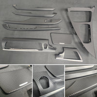 BMW 6-SERIES F06 GRAN COUPE INTERIOR TRIM SET - 3D BLACK CARBON