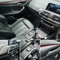 BMW F97 X3M COMPETITION INTERIOR TRIM SET WRAPPING SERVICE - 3D MATT CARBON