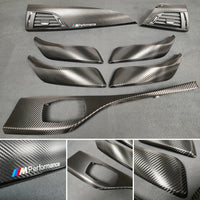 BMW F20 INTERIOR TRIM SET - TEXTURED CARBON / GLOSS BLACK ACCENT