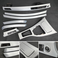 BMW E90 / E91 INTERIOR TRIM SET - SILVER BRUSHED ALUMINIUM