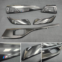 BMW F21 / F22 INTERIOR TRIM SET - ULTRA GLOSS CARBON / BLACK ACCENT