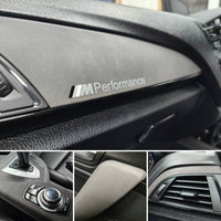 BMW F2X INTERIOR TRIM SET - ALCANTARA LOOK VINYL / GLOSS BLACK ACCENT F20 F21 F22 (MP)