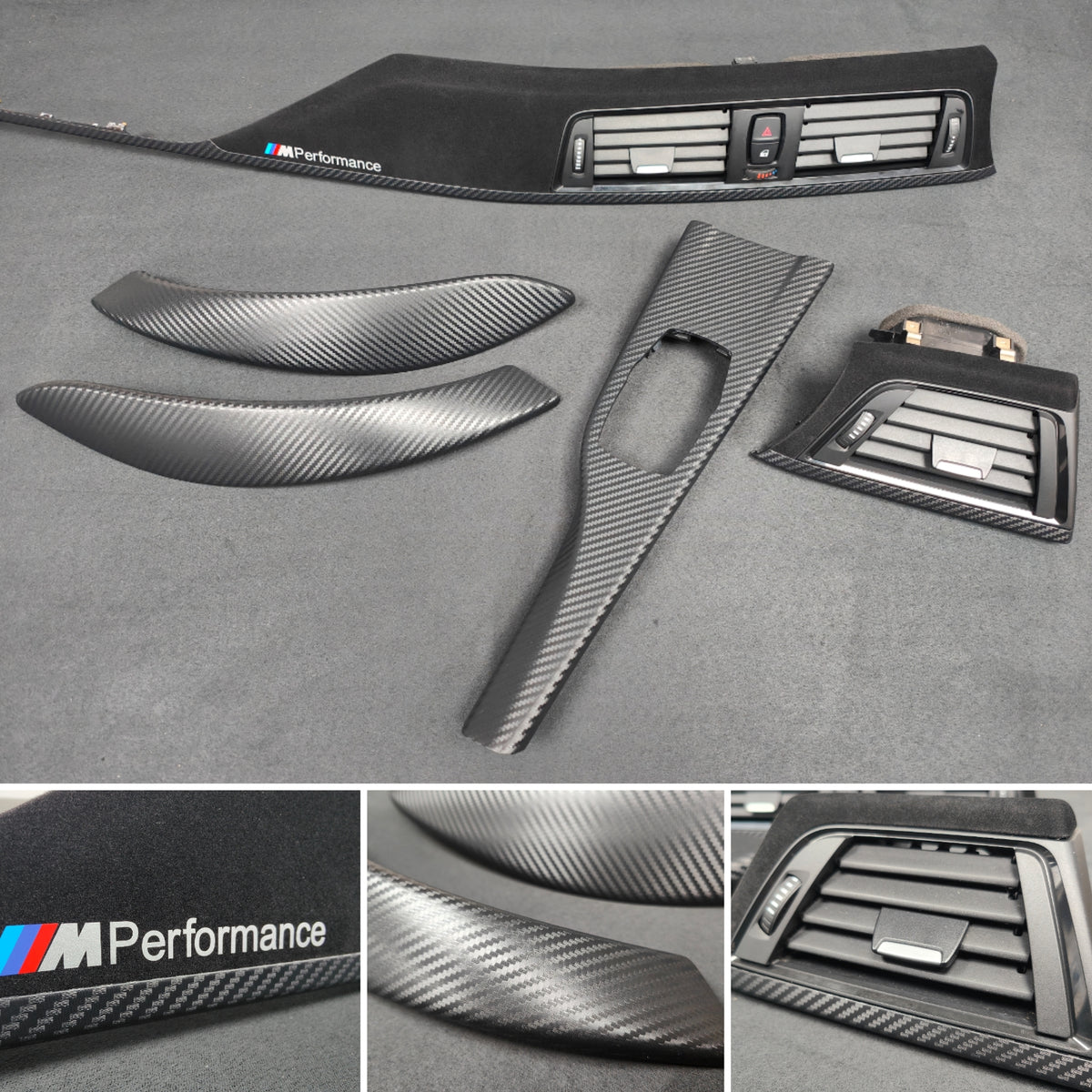 BMW F32 COUPE INTERIOR TRIM SET - PERFORMANCE STYLE / 3D CARBON