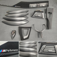 BMW F30 F31 F36 NTERIOR TRIM SET - PERFORMANCE STYLE / 3D MATT CARBON (COMPLETE SET)