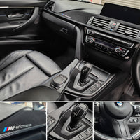 WRAPPING SERVICE - BMW F3X INTERIOR TRIM SET - PERFORMANCE STYLE / 3D MATT CARBON (F30 F31 F32 F33 F36)