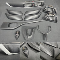 WRAPPING SERVICE - BMW F20 F21 F22 F23 LCI-2 CUSTOM INTERIOR TRIM SET - 3D CARBON / CUSTOM COLOUR ACCENT TRIM