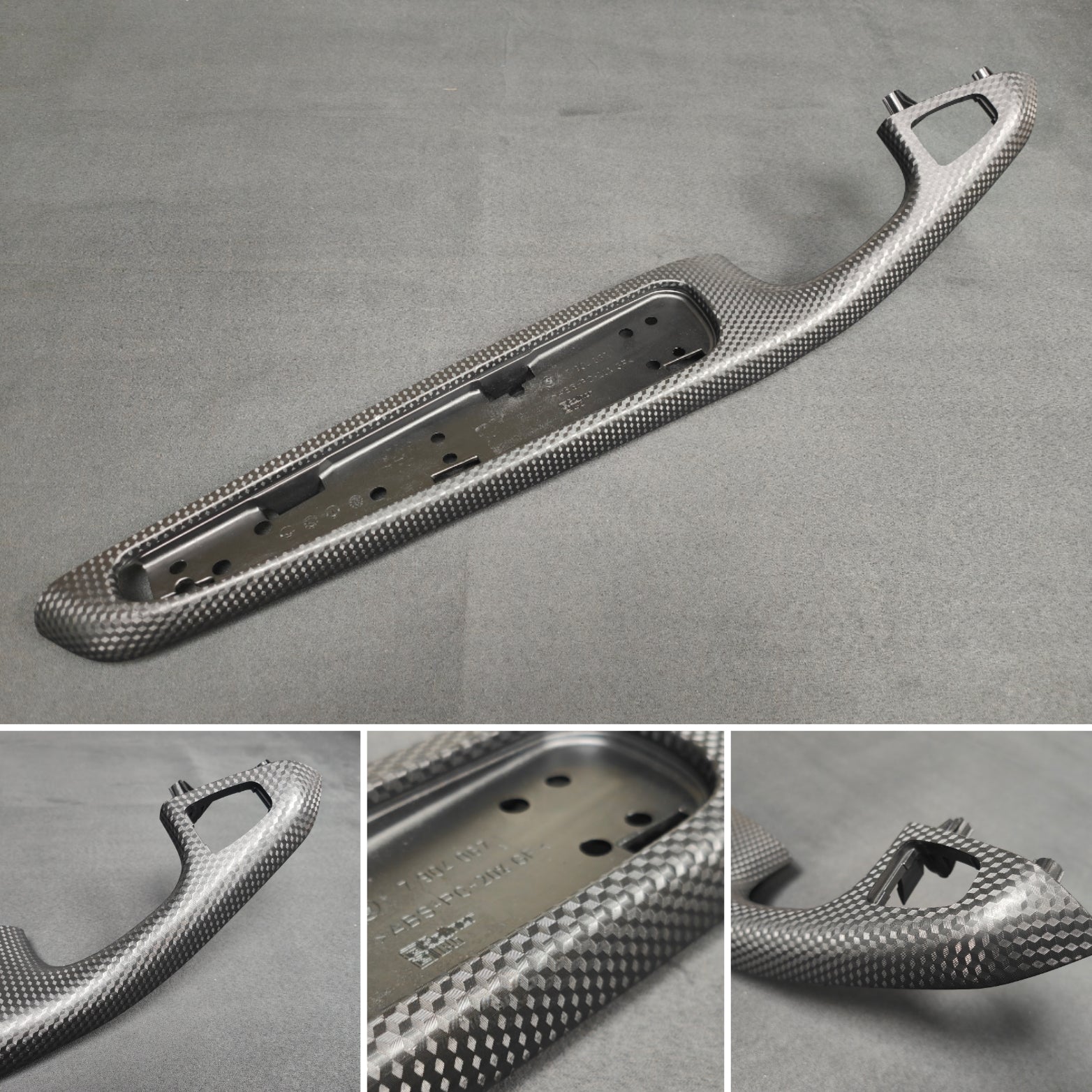 BMW E46 COUPE / CONVERTIBLE CARBON CUBE FRONT DOOR TRIM (PASSENGER)
