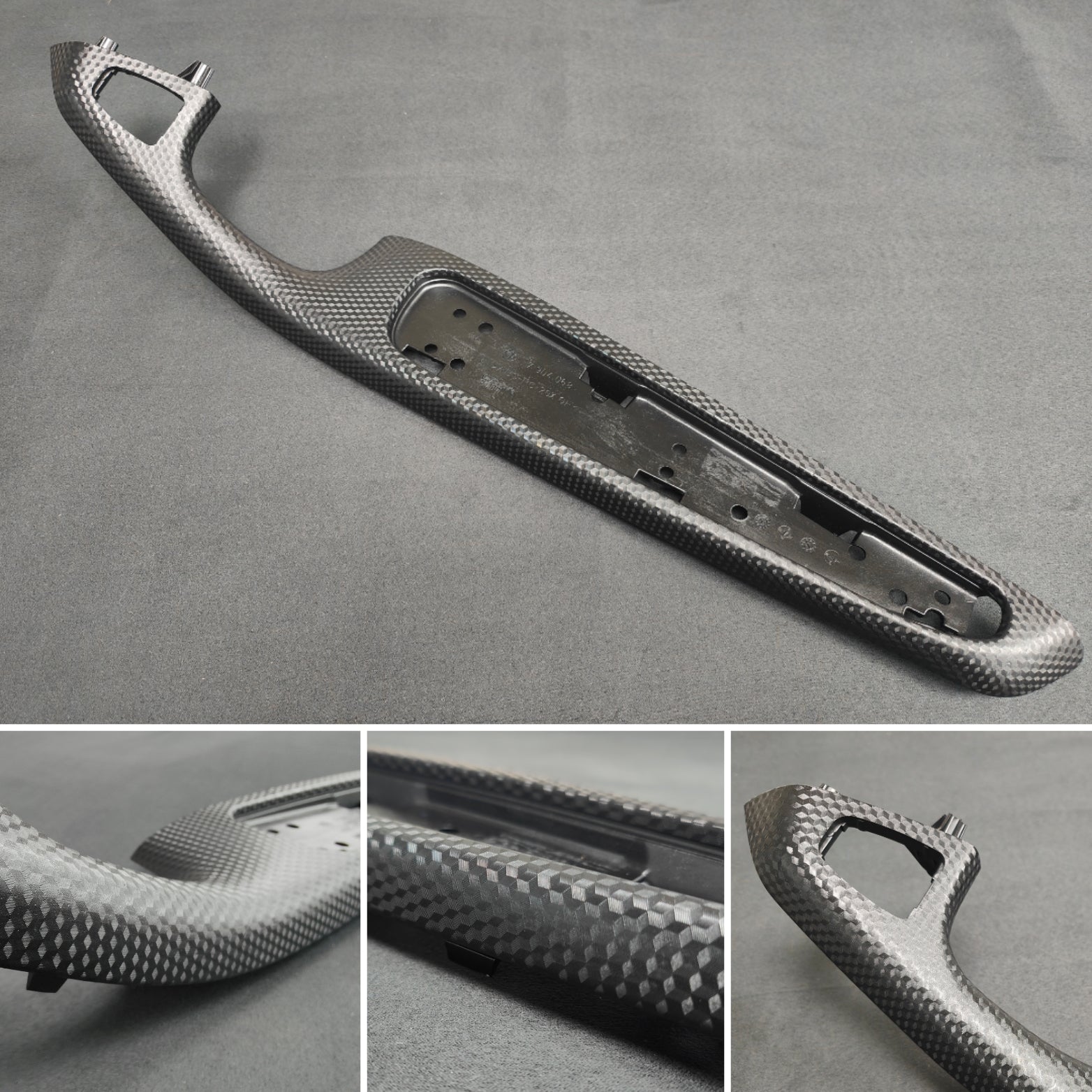 BMW E46 COUPE / CONVERTIBLE CARBON CUBE FRONT DOOR TRIM (DRIVER)