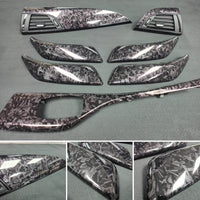 BMW F2X INTERIOR TRIM SET - GLOSS FORGED CARBON / GLOSS BLACK ACCENT - F20 F21 F22