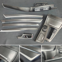 BMW F10 F11 AUTO INTERIOR TRIM SET - BLACK BRUSHED ALUMINIUM