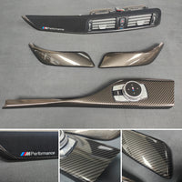 BMW F21 F22 LCI-2 PERFORMANCE STYLE INTERIOR TRIM SET - HIGH GLOSS CARBON