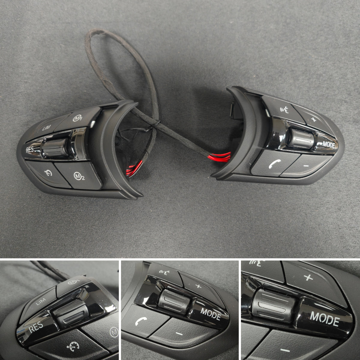 BMW F-SERIES STEERING WHEEL SWITCH PACKS / BUTTONS (GLOSS BLACK ) - M2 M3 M4 M5 M6