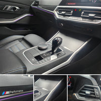 WRAPPING SERVICE - BMW G20 G21 G22 G26 GC INTERIOR TRIM SET - PERFORMANCE 3D CARBON / ALCANTARA