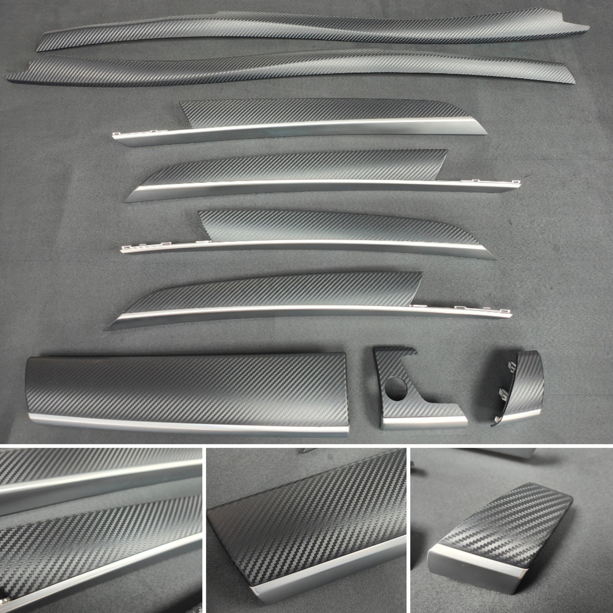 BMW X5 E70 INTERIOR TRIM SET - BLACK 3D CARBON
