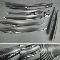 BMW X5 F15 INTERIOR TRIM SET - DEEP TEXTURED GLOSSY BLACK CARBON (MTD-TEX)