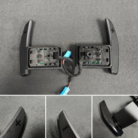 BMW F-SERIES ///M STEERING WHEEL PADDLE SHIFTERS - GLOSS BLACK - (F80 M3 F82 M4 M2 F30 F20 ETC)