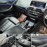BMW G01 X3 / G02 X4 INTERIOR TRIM SET WRAPPING SERVICE - 3D MATT CARBON