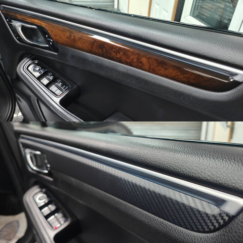 PORSCHE MACAN - INTERIOR TRIM SET WRAPPING SERVICE - 3D CARBON