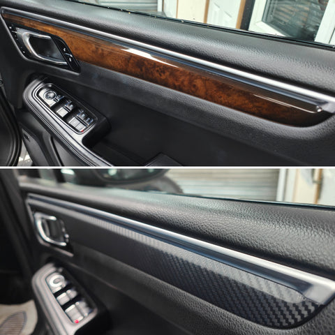 PORSCHE MACAN - INTERIOR TRIM SET WRAPPING SERVICE - 3D CARBON