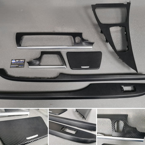 BMW 6-SERIES F13 COUPE 3D BLACK CARBON INTERIOR TRIM SET