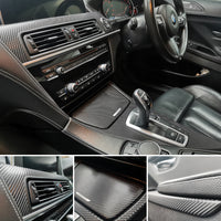WRAPPING SERVICE - BMW 6-SERIES F06 GRAN COUPE INTERIOR TRIM SET - 4D CARBON