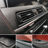 WRAPPING SERVICE - BMW 6-SERIES F06 GRAN COUPE INTERIOR TRIM SET - 3D CARBON