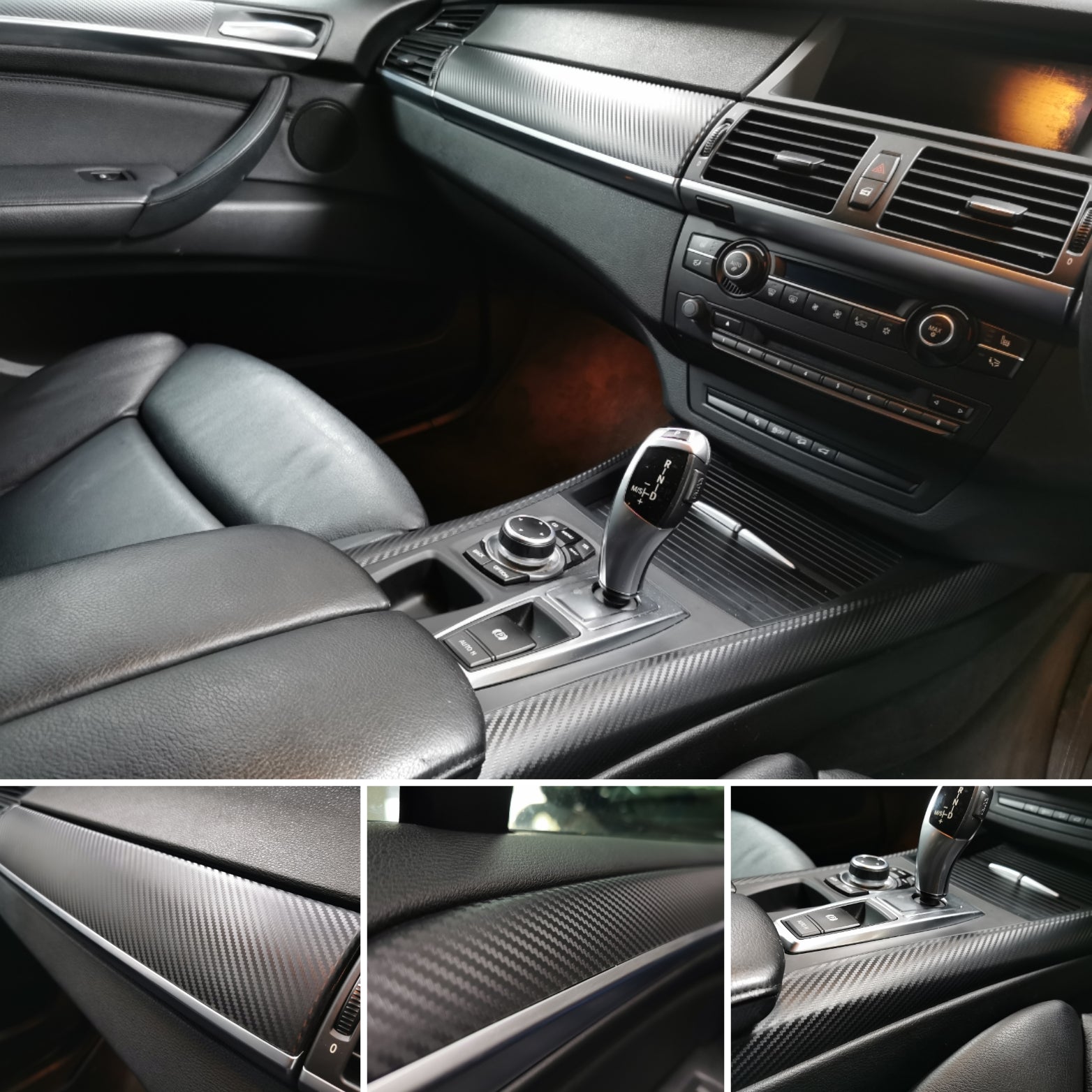 BMW X5 E70 INTERIOR WRAPPING SERVICE - 3D CARBON