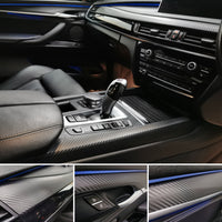 BMW X5 F15 INTERIOR TRIM SET WRAPPING SERVICE - 3D CARBON
